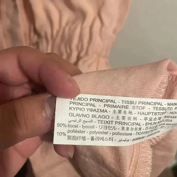 Zara jumpsuit tie knot front short sleeve size Small - Picture 7 of 7